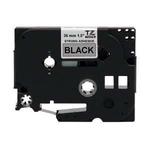  Brother P Touch TZ Laminated Tape. 1.5IN X26.2FT BLK/MATTE 