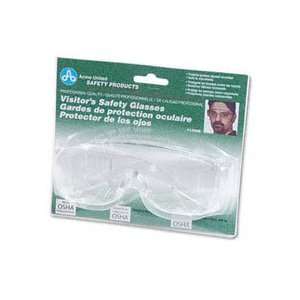   Safety Glasses, Clear Polycarbonate Frame, Clear Lens