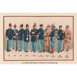  Uniforms (10 Infantry Figures), 1899 by Arthur Wagner 