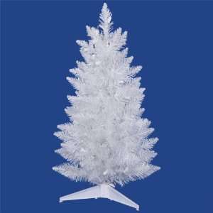  3 ft. PVC Christmas Tree   Sparkle White   Spruce   100 