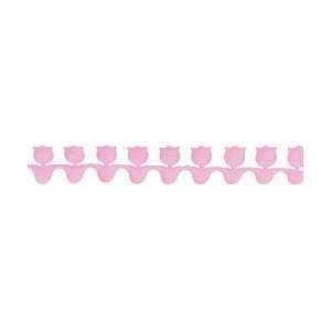  New   Cut Out Satin Ribbon 1/2 To 1X15 Yards   Pink Tulips 