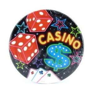  Party Supplies plate 10.5 casino Toys & Games