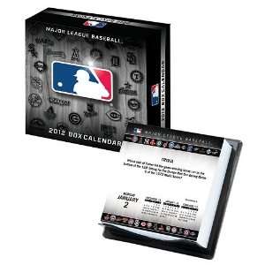    MLB Major League Baseball 2012 Daily Box Calendar