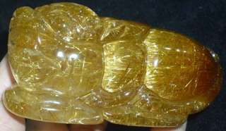 This item is natural Gold Hair Inclusion rutile quartz crystal piqiu 