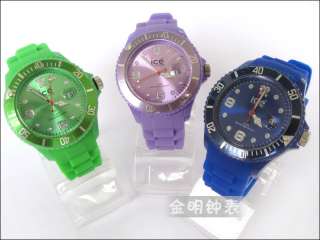 PCS Silicone top brand 11 colors ice watch fashion jelly watch with 