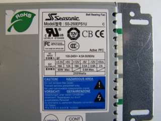 Seasonic 250W ATX12V 1U Server Power Supply SS 250EPS1U  
