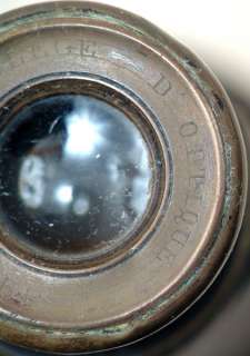 Antique COLLEGE DOPTIQUE PARIS Binoculars and Case  