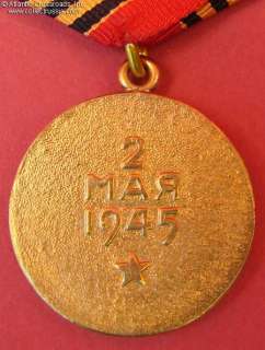 Russian Soviet 1945 MEDAL for the CAPTURE of BERLIN top quality COPYof 