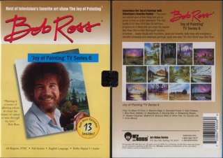 New Bob Ross Joy of Oil Painting TV Series 6 on DVD ART  