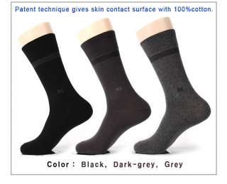 SOCKOREA   NEW 5 Pair Mens Patented Dress Socks Skin contact surface 