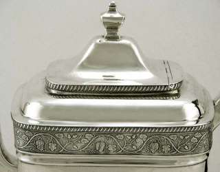   Coin Silver Teapot Descended Justice John Marshall c1815 42oz  