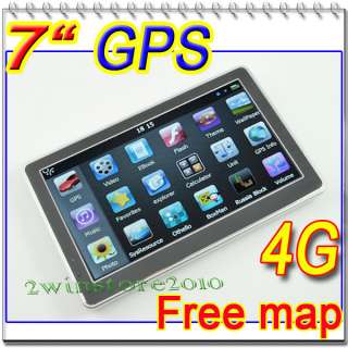 Car GPS Navigation navi touch screen  New Map 4GB  