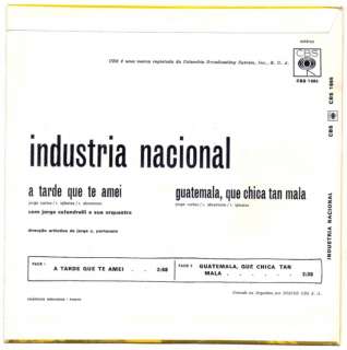 INDUSTRIA NACIONAL   A TARDE QUE 7/45 PORTUGAL N MINT  