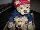 PASSPORT, COTTAGE COLLECTIBLES TOBY BEARS & WOOD WAGON