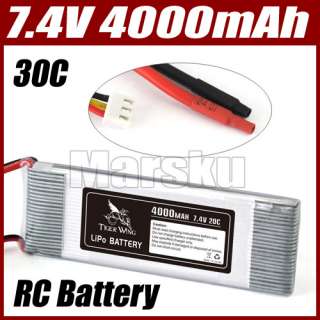 4V 4000mAh 20C 30C lipo lLi poly RC Battery AKKU For RC Car Boat 