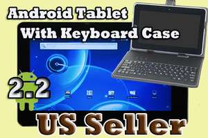 10.2 Google Android Tablet PC 10 TechPad NEW Camera 4GB Keyboard 