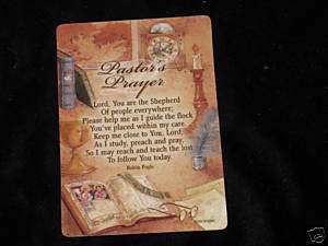 Beautiful Brand New Pastors Prayer Bookmark Card  
