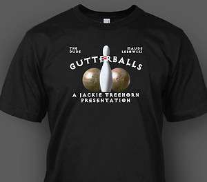 Big Lebowski Gutterballs T shirt Dude Walter Sobchak S M L XL 2XL 3XL 