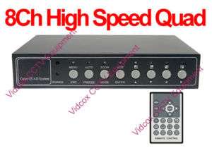Channel HighSpeed +Audio Digital Color Quad Processor for CCTV 