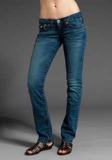 TRUE RELIGION Billy Midnight Super T in Laguna Medium at Revolve 