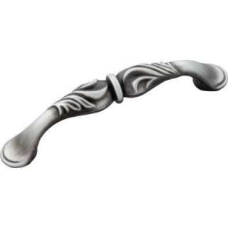 Hickory Hardware Mayfair 3 3/4 In. Satin Pewter Antique Pull P3092 SPA 