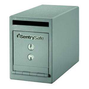 SentrySafeDepository Safe .25 Cu. Ft. Under Counter Key Lock Drop Slot 