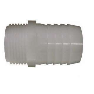   In. X 3/8 In. Plastic Barb X MIP Adapter A 387A 