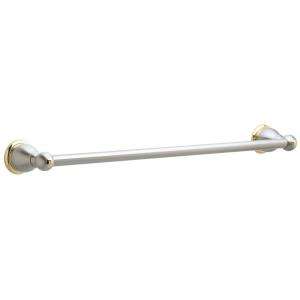 Pfister Conical 30 In. Towel Bar in Polished Chrome/Polished Brass BTB 