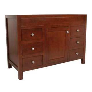St. Paul Wyoming 48 in Vanity Cabinet Only in Hazelnut WYSD4821COM H 