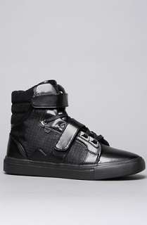 AH by Android Homme The Propulsion Hi Sneaker in Black Grid 