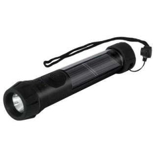 Hybrid Light Solar Flashlight   Black 001175 