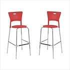 LumiSource Mimi Barstool in Red (Set of 2) BS CF MIMI 
