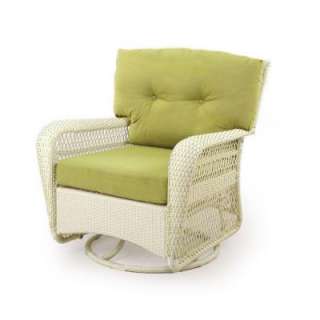   Swivel Patio Chair with Green Cushions 65 809556/44 