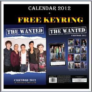 THE WANTED Kalender 2012 + Kostenlose THE WANTED Schlüsselring 
