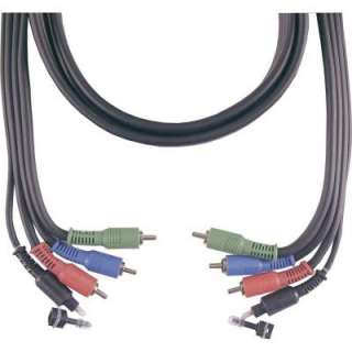   Black Component Video/Digital Optical Cable 23322 