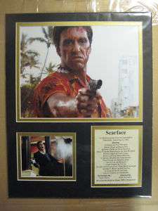 Scarface Tony Montana 11x 14 Matted Picture Print  