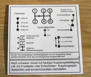 Schaltschema F Unimog 421 403 406 Vorschaltgetriebe A50  