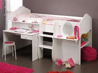 Hochbett ANITA Kinderzimmer Kinderbett mit Schreibtisch  