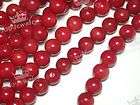 6MM RED SEA CORAL ROUND LOOSE BEAD GEMSTONE STRAND 16