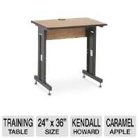   5500 3 002 23 Advanced Training Table   24 D X 36 W, Caramel Apple