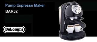 DeLonghi BAR32 Retro Espresso Maker  Black 