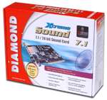 Diamond Xtreme Sound 7.1/16 bit Sound Card   PCI, 7.1 Channels, 16 bit 