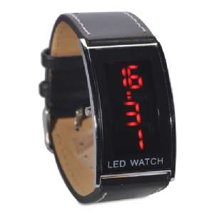 ROOT RLW 013 LED Watch   Alloy Case, Red Lights 