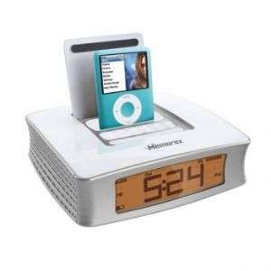 Memorex MI4019 Digital Clock Radio for iPod  White 
