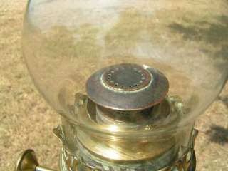 Antique Lantern Lempereur Bernard Brass Kerosene Lamp  