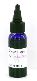 Gentian Violet bottle 30ml Bottle 1oz  