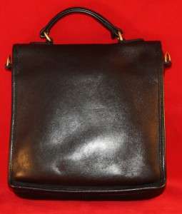   Black Leather Messenger Crossbody Purse Station Bag WILLIS USA  