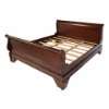 Doppelbett im French Style, massiv Mahagoni Bett DUNKEL