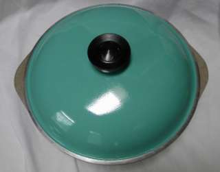Vintage Retro Aluminum Club Cookware Pot Dutch Oven? Turquoise Teal 