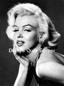 NEW* Marilyn Monroe Fabric Applique Quilt Block 1237  